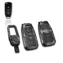Transformer Series Car Key Cover | Premium Metal Black Soft Silicone Key Shell with Keychain for Tiago, Nexon, Altroz, Curvv, Safari, Storme, Zest, Bolt, Tigor, Punch (Punch)