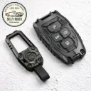 Car Key Cover Compatible with Tata Nexon, Harrier | Safari | Altroz | Tigor | Ev | Punch | Tiago Ev Electric 4-Button Smart Key (Transformer Armour Series)